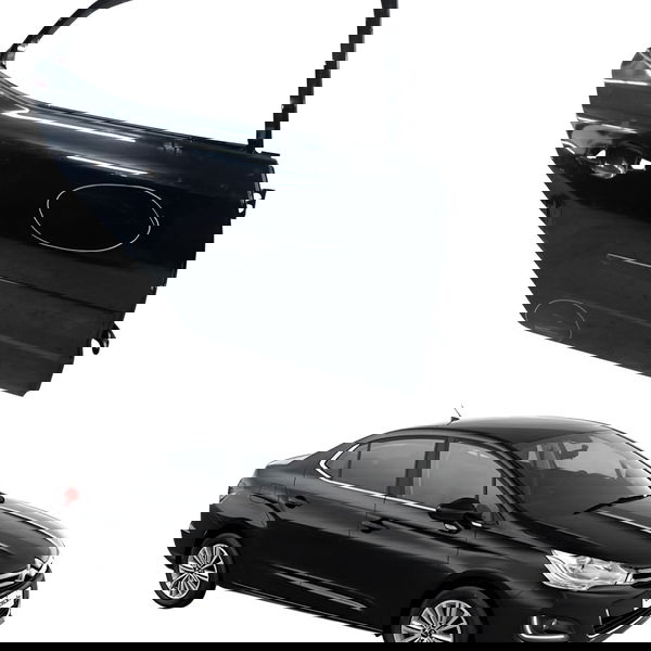 Porta Traseira Direita Citroen C4 Lounge 2015 4p Detalhe Traseira