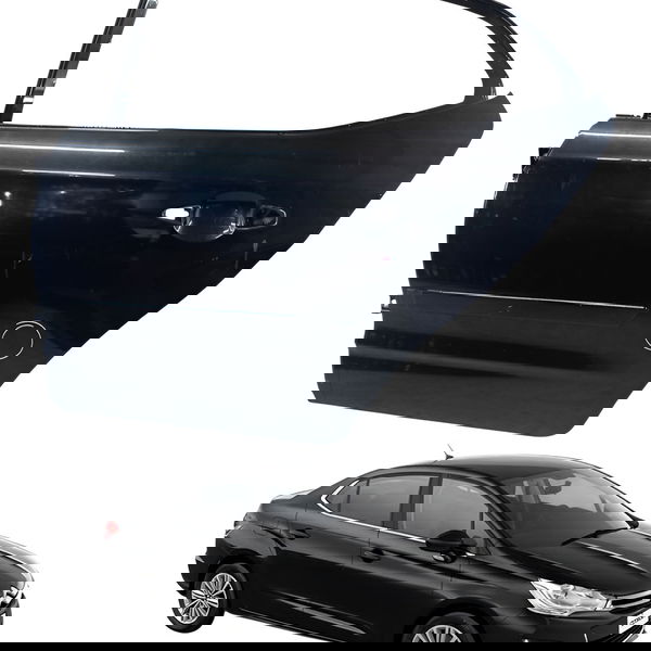 Porta Traseira Esquerda Citroen C4 Lounge 2015 4p Detalhe