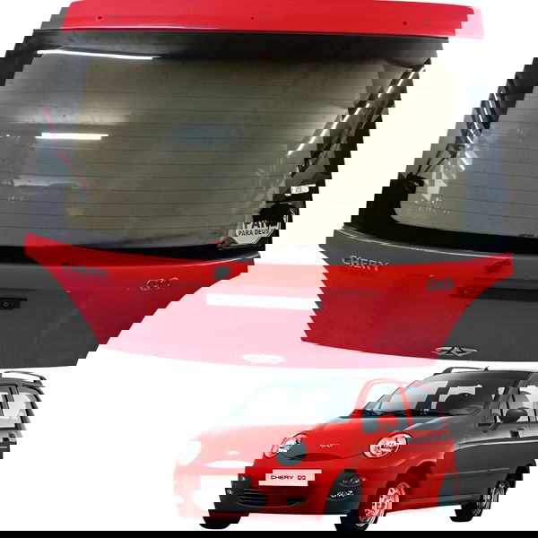 Tampa Traseira C/vidro Chery Qq 4p 2012 2013 2014 2015
