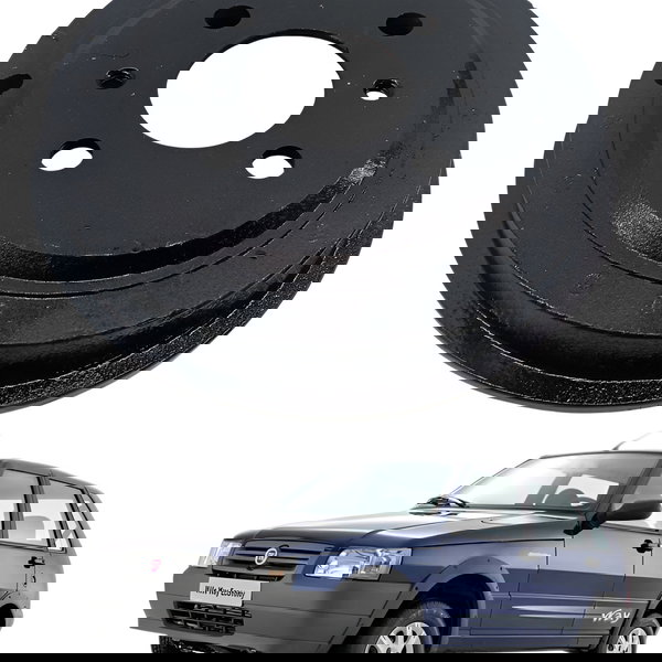 Panela Tambor Freio Traseiro Fiat Uno Way 2011 2012 2013