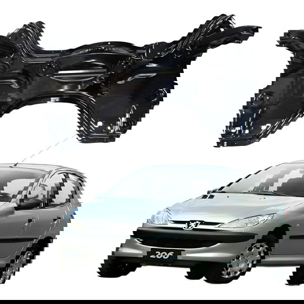 Quadro Agregado Suspensão Peugeot 206 1.4 2008 2009