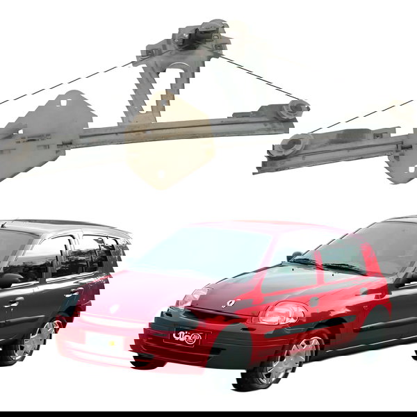 Maquina Vidro Traseiro Esquerdo Renault Clio 2002 2003