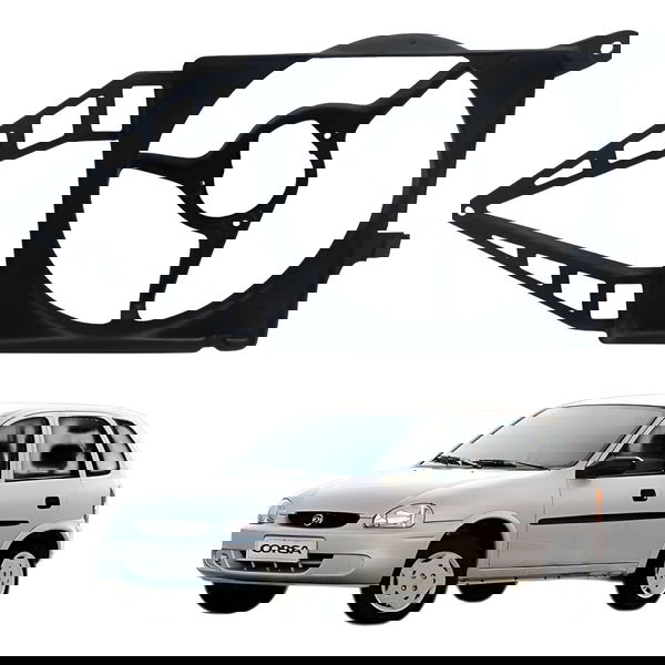 Moldura Ventoinha Radiador Chevrolet Corsa 2002 2003 Detalhe