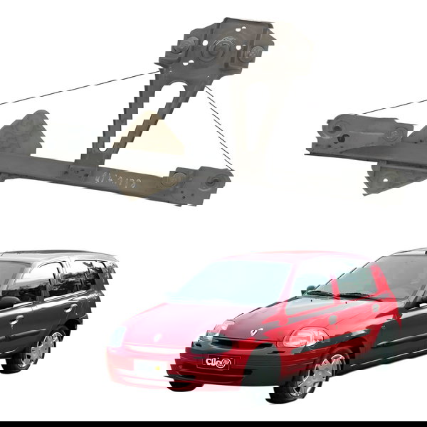 Maquina Vidro Traseiro Direito Renault Clio 2002