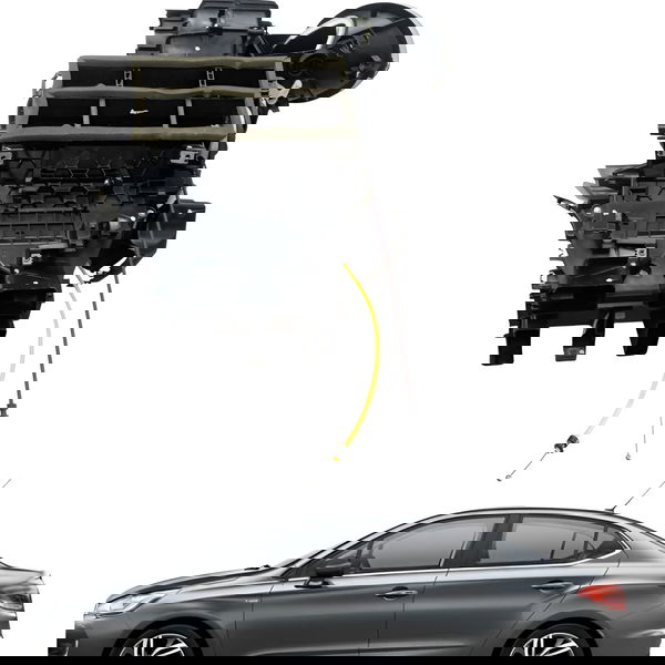 Caixa Evaporadora Ar Analogico Citroen C4 Lounge 2015 2016