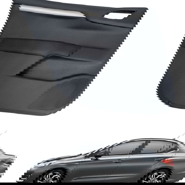 Forro Porta Traseiro Esquerda Citroen C4 Lounge 2014 2015
