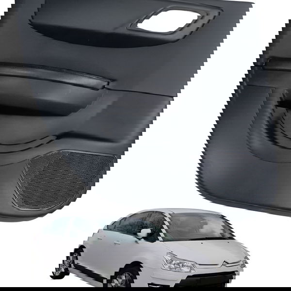 Forro Porta Traseira Esquerda Citroen C4 1.6 2013 2014 2015