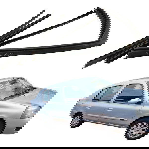 Kit Pestana Canaleta Traseira Esquerda Renault Clio 2002