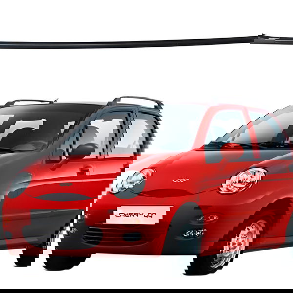 Travessa Rack Teto Direito Chery Qq 1.0 2012 2013 2014 2015 Preto