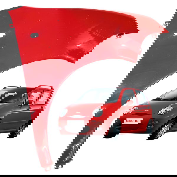 Paralama Dianteiro Direito Chery Qq 1.0 2014 2015 2016 2017