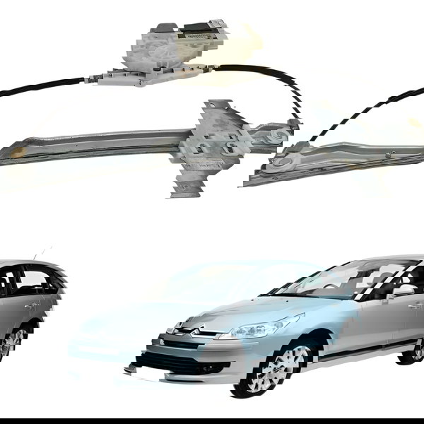 Maquina Vidro Dianteiro Direito Citroen C4 2.0 2012 2013