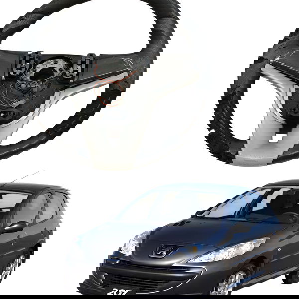 Volante Direção Peugeot 207 Passion 1.4 2009 2010 Detalhe