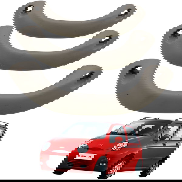 Kit Alça Teto Pqp Chery Qq 1.0 2011 2012 2013 2014 2015 2016