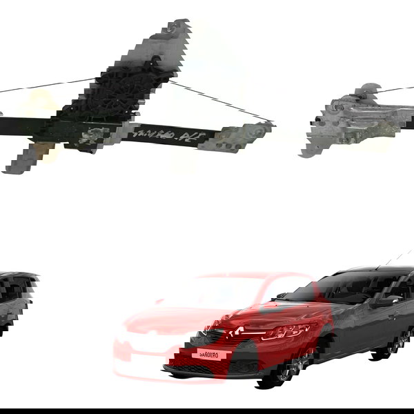 Maquina Vidro Dianteiro Esquerdo Renault Sandero 2017