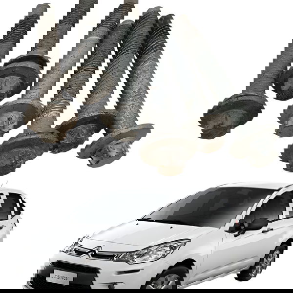 Kit Parafuso Fixação Agregado Citroen C3 2015 2016 2017 2018