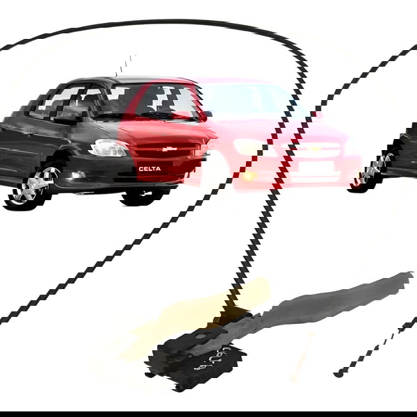 Cabo Alavanca Abertura Capo Chevrolet Celta 1.0 2008 2009