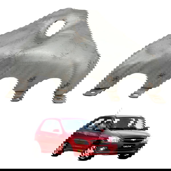 Defletor Calor Coletor Escape Chevrolet Celta 1.0 2008 2009