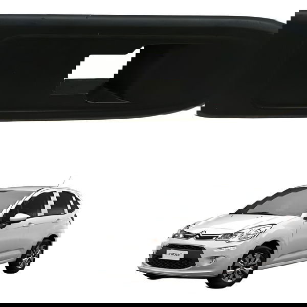 Moldura Botão Vidro Dianteiro Direito Citroen C3 2016 2017