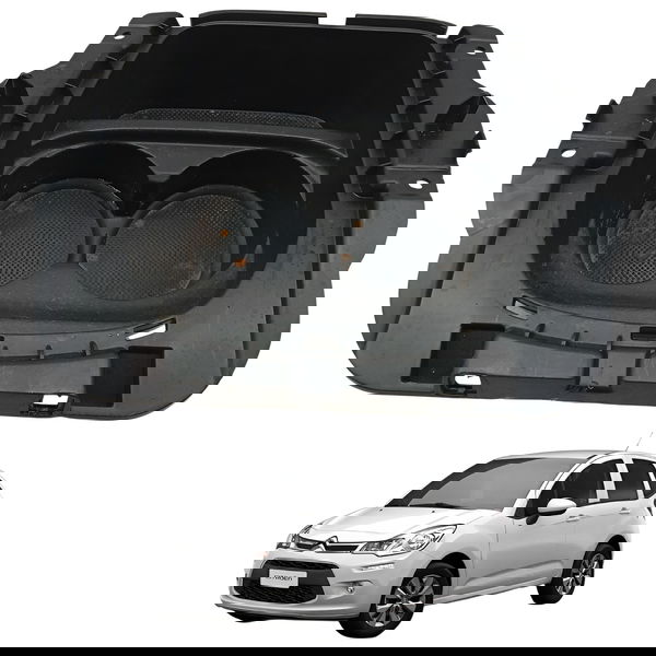 Moldura Porta Copos Console Peugeot 208 2015 2016 2017