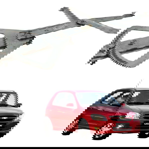 Maquina Vidro Manual Direito Chevrolet Celta 1.0 2008 2009