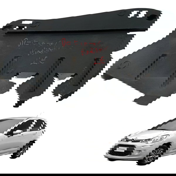 Moldura Defletor Radiador Esquerdo Citroen C3 2005 2006 2007