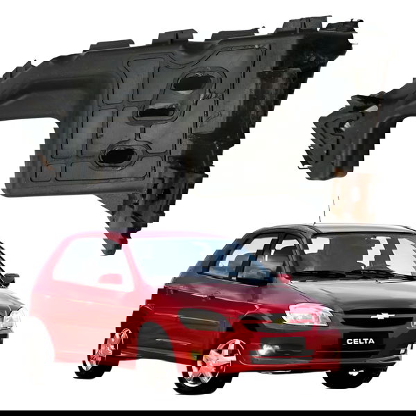 Guia Parachoque Traseiro Esquerdo Chevrolet Celta 2004 2005