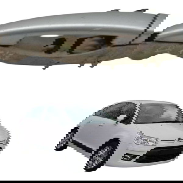 Maçaneta Externa Traseira Esquerda Citroen C4 2014 2015 Traseira