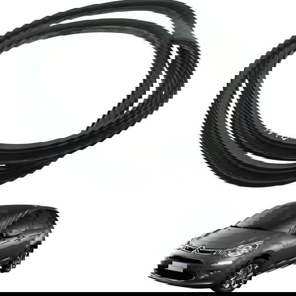 Borracha Vedação Porta Traseira Direita Citroen C3 2017 2018