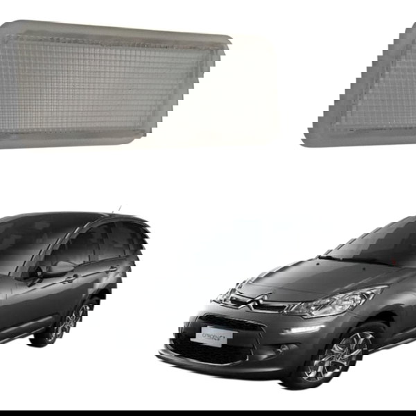 Lanterna Moldura Esquerdo Suporte Bagagito Citroen C3 2017