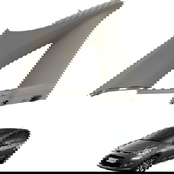 Moldura Suporte Bagagito Esquerdo Citroen C3 Tendance 2017