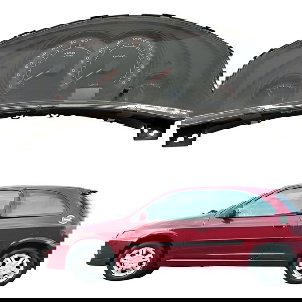 Painel Instrumentos Chevrolet Celta 1.4 2005 Luz Laranja