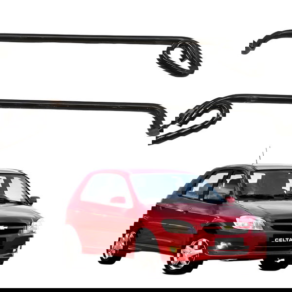 Par Suporte Cinto Segurança Chevrolet Celta 2002 2003 2004