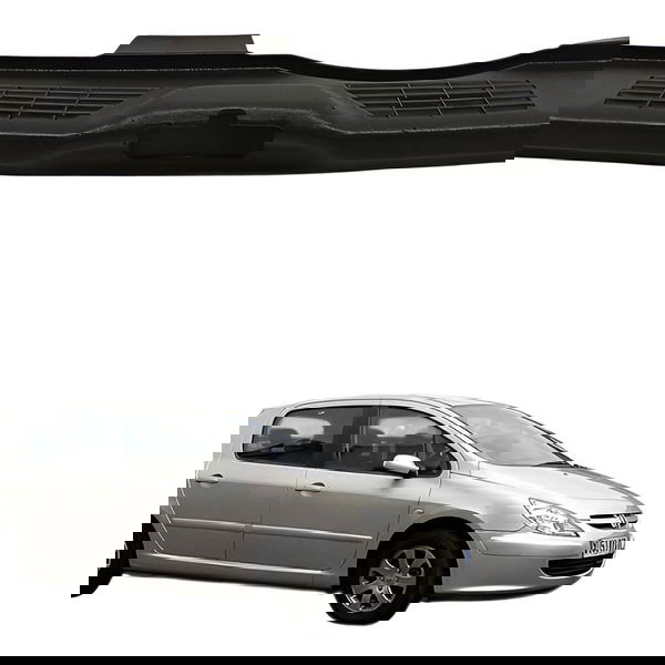 Moldura Soleira Porta Malas Peugeot 307 1.6 2006 Detalhe
