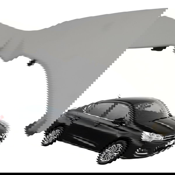 Acabamento Coluna Traseira Direita C4 Lounge 2015 2016