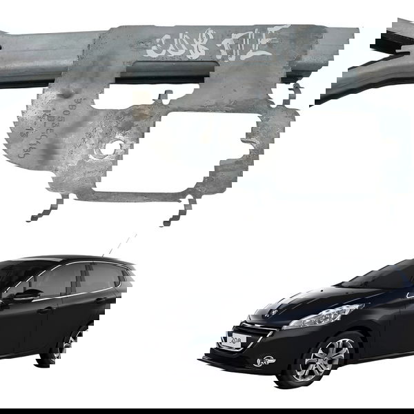 Guia Vidro Porta Traseira Esquerda Peugeot 208 2014 2015