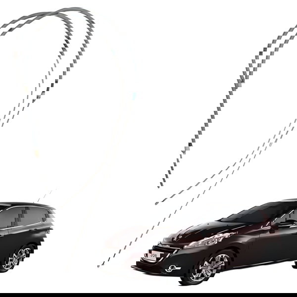 Par Cabo Freio Mão Peugeot 208 Allure 2013 2014 2015 2016