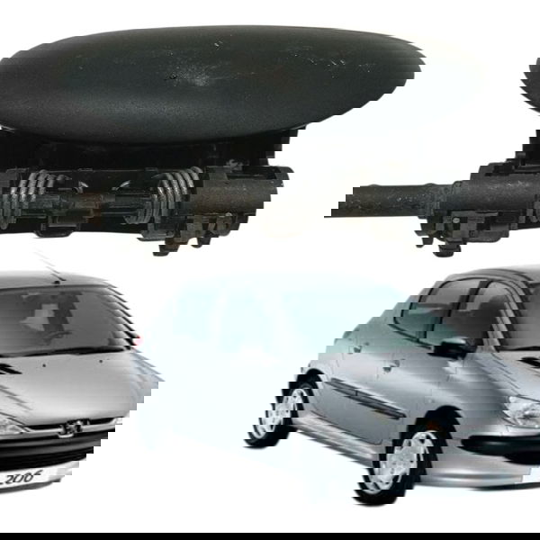 Maçaneta Externa Traseira Esquerda Peugeot 206 207 2006 2007