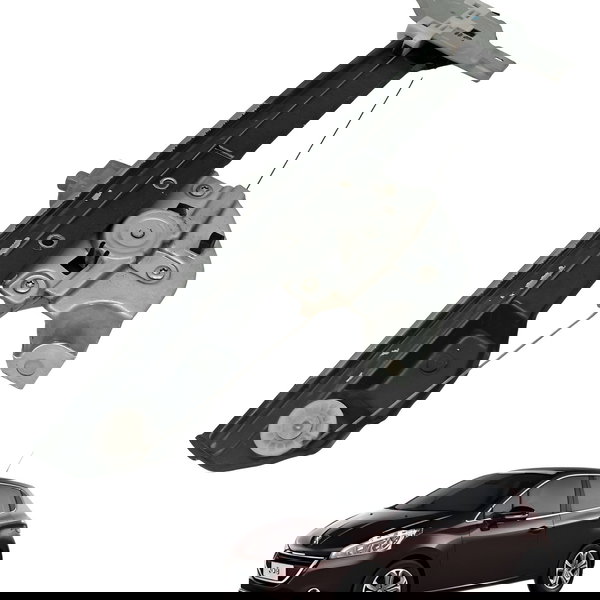 Maquina Vidro Dianteiro Direito Peugeot 208 2014 2015 2016