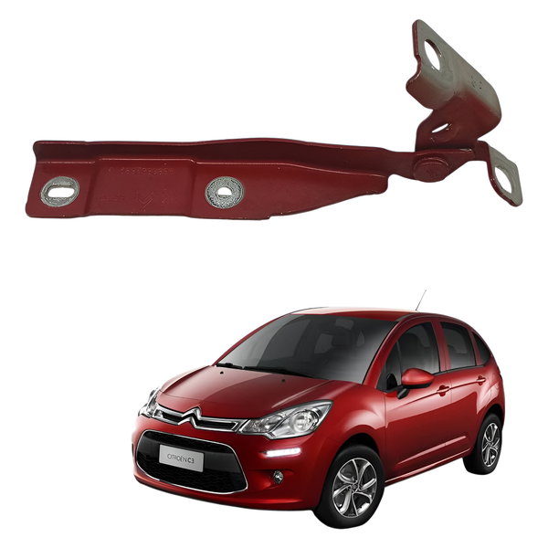 Dobradiça Esquerda Capo Citroen C3 1.5 2014 2015 2016 2017