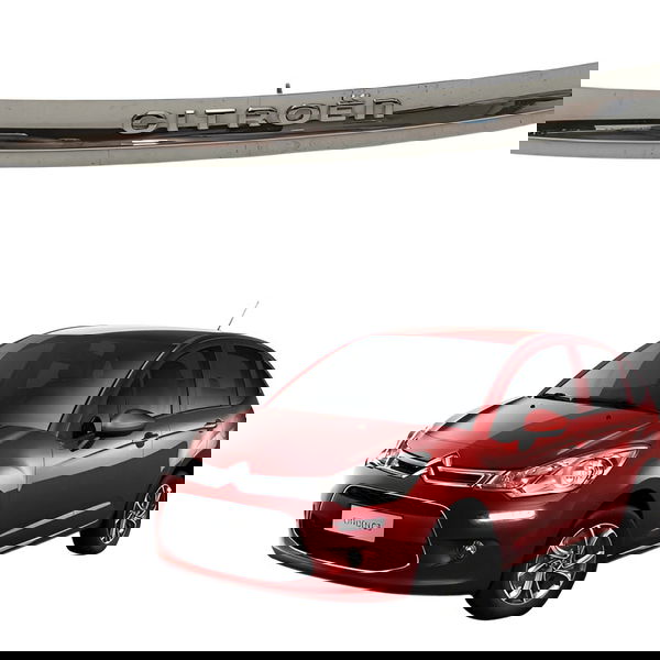 Aplique Cromado Tampa Traseira Citroen C3 1.5 2016 2017