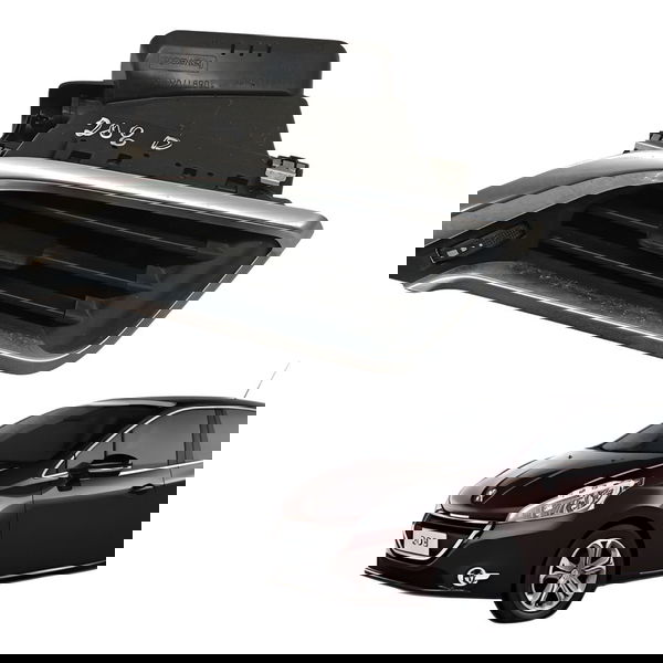 Difusor Ar Direito Peugeot 208 Allure 2014 2015 2016