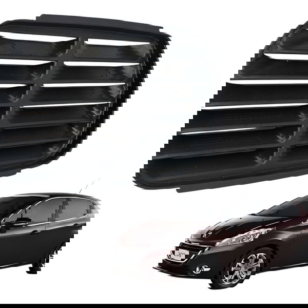 Grade Difusor Ar Traseiro Peugeot 208 Allure 2014 2015