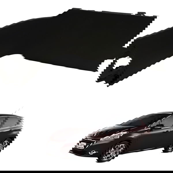 Moldura Acabamento Console Central Peugeot 208 Allure 2015