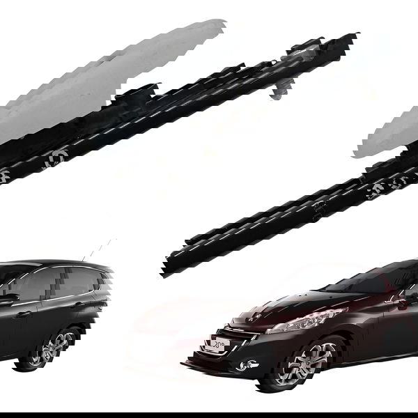 Trilho Direito Regulagem Cinto Peugeot 208 Allure 2014 2015