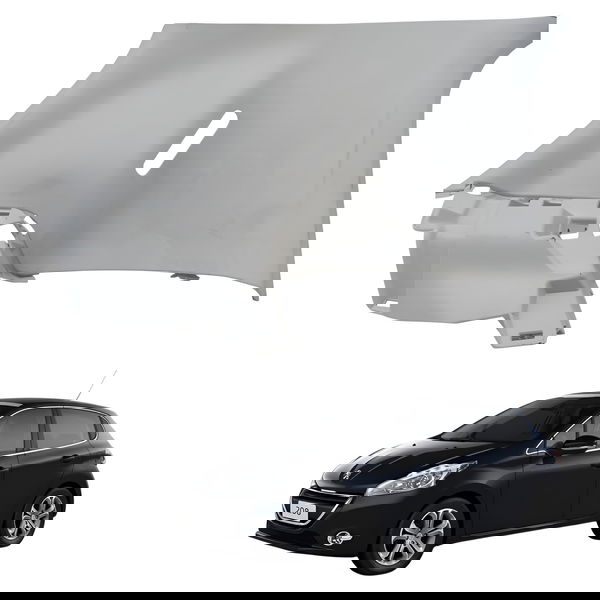 Moldura Direito Bagagito Peugeot 208 Allure 2014 2015