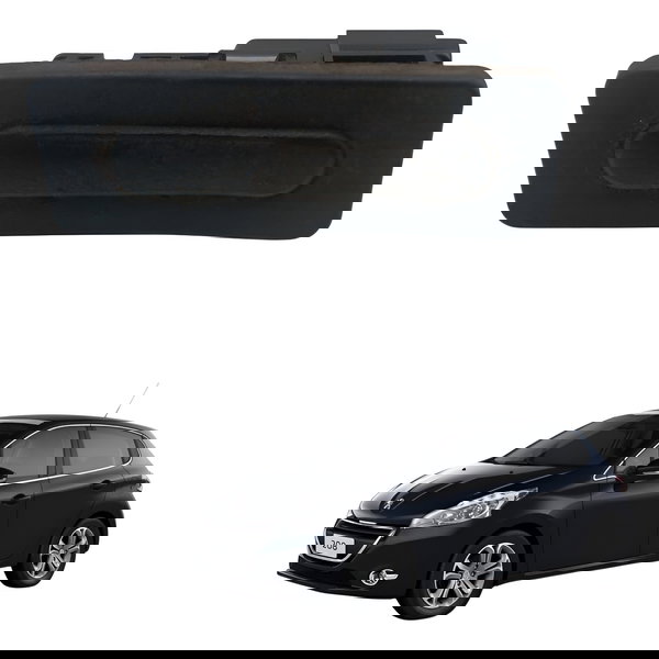 Botão Abertura Tampa Traseira Peugot 208 Allure 2014 2015