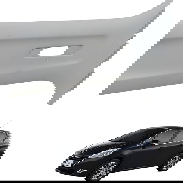Moldura Superior Coluna Central Esquerdo Peugeot 208 2014