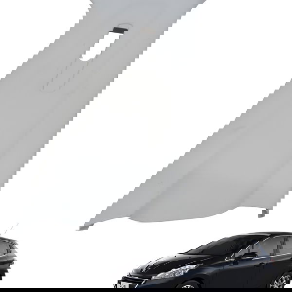 Moldura Superior Coluna Central Direito Peugeot 208 2014