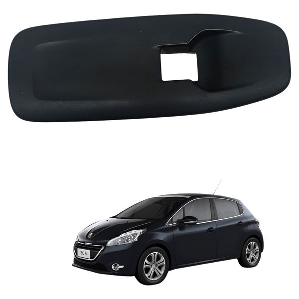 Moldura Botão Vidro Eletrico Peugeot 208 Allure 2015 2016