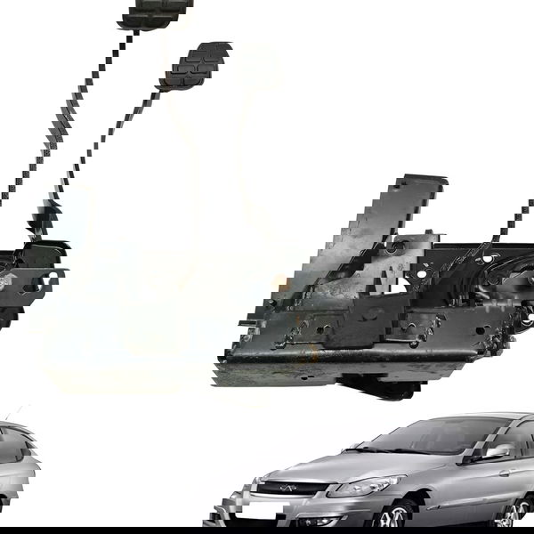 Pedaleira Freio Embreagem Chery Cielo Sedan 1.6 2012 2013